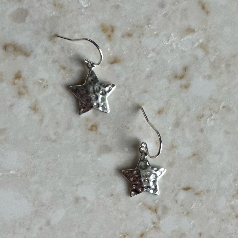 NWOT Sundance Glimmering Stars Earrings, Sterling Silver - Picture 5 of 7